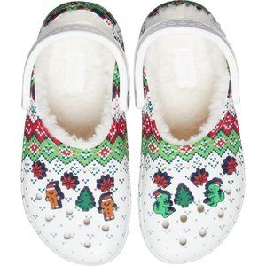 NWT Crocs Men's‎ Classic Lined Holiday Charm Clog Size 13